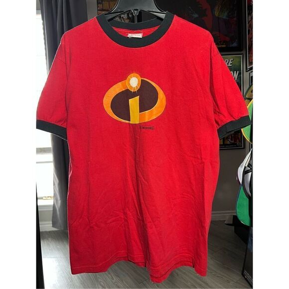 Vintage Disney The Incredibles Ringer Tee - Picture 1 of 5